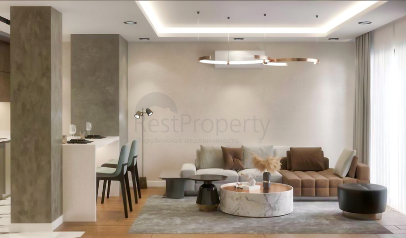 2+1-Apartments im Wohnbezirk Altyntasch - Antalya 