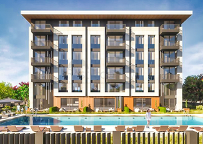 2+1-Apartments im Wohnbezirk Altyntasch - Antalya 