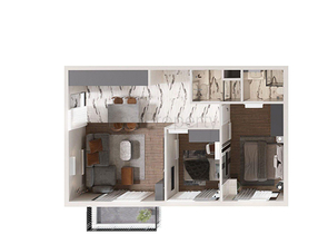 2+1-Apartments im Wohnbezirk Altyntasch - Antalya 