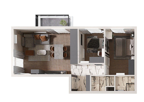 2+1-Apartments im Wohnbezirk Altyntasch - Antalya 