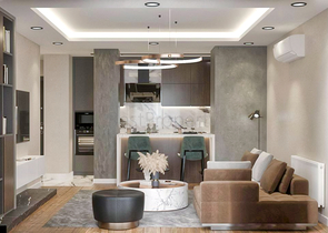 2+1-Apartments im Wohnbezirk Altyntasch - Antalya 