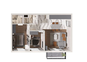 2+1-Apartments im Wohnbezirk Altyntasch - Antalya 