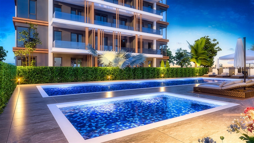 Investitionsprojekt im Wohnbezirk Altyntasch - Antalya 