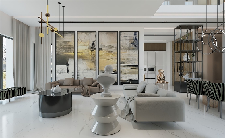 Komplex von 4+1-Villen im Stadtteil Deszemealty - Antalya