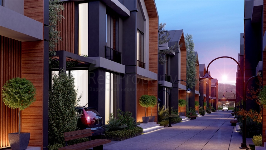 Komplex von 4+1-Villen im Stadtteil Deszemealty - Antalya