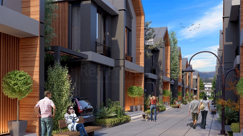 Komplex von 4+1-Villen im Stadtteil Deszemealty - Antalya