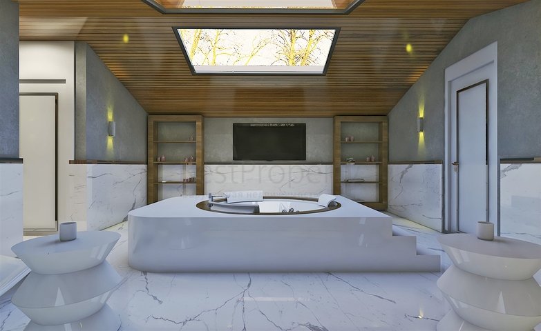 Komplex von 4+1-Villen im Stadtteil Deszemealty - Antalya