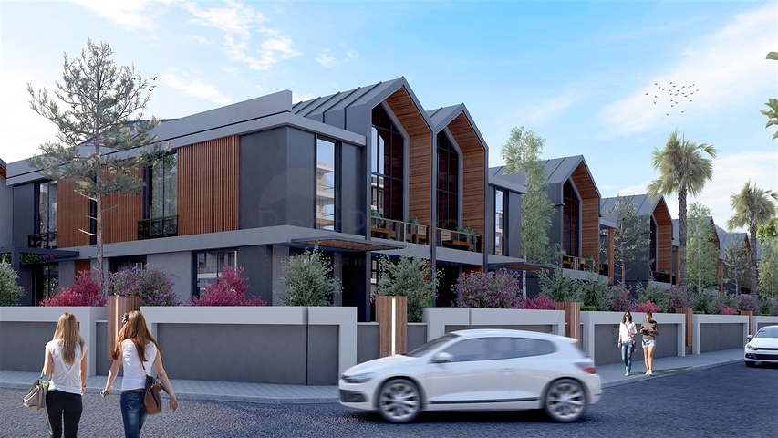 Komplex von 4+1-Villen im Stadtteil Deszemealty - Antalya