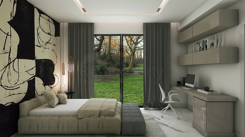 Komplex von 4+1-Villen im Stadtteil Deszemealty - Antalya