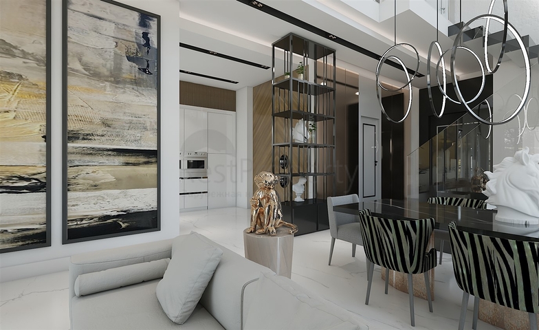 Komplex von 4+1-Villen im Stadtteil Deszemealty - Antalya