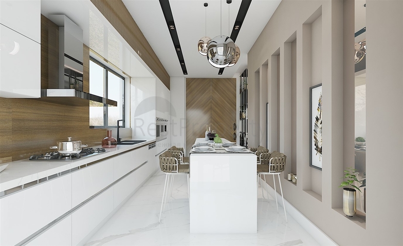 Komplex von 4+1-Villen im Stadtteil Deszemealty - Antalya