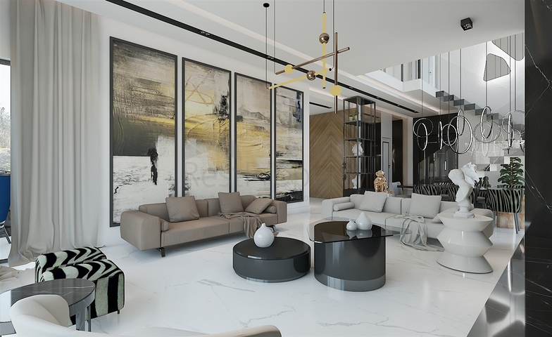 Komplex von 4+1-Villen im Stadtteil Deszemealty - Antalya