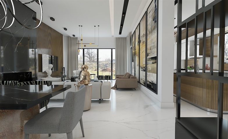 Komplex von 4+1-Villen im Stadtteil Deszemealty - Antalya