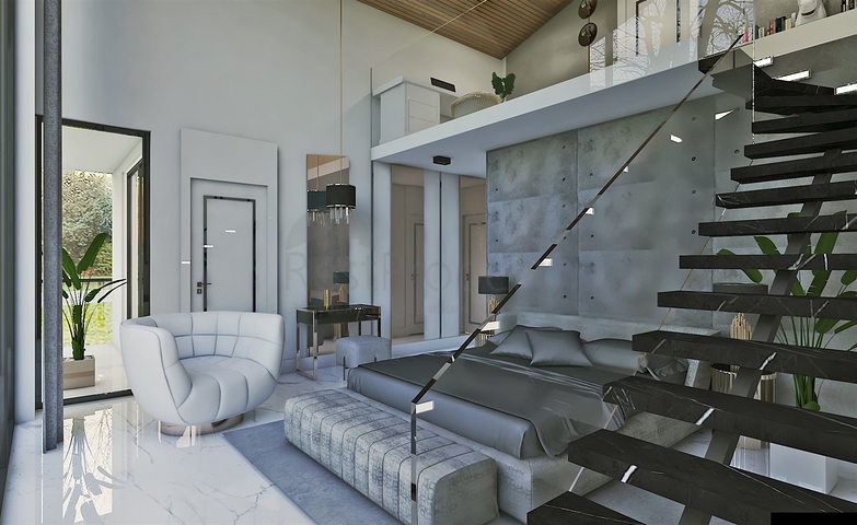 Komplex von 4+1-Villen im Stadtteil Deszemealty - Antalya