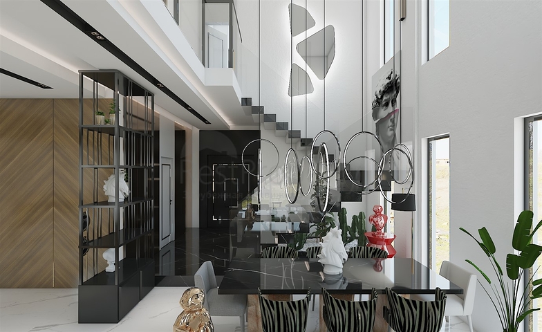 Komplex von 4+1-Villen im Stadtteil Deszemealty - Antalya