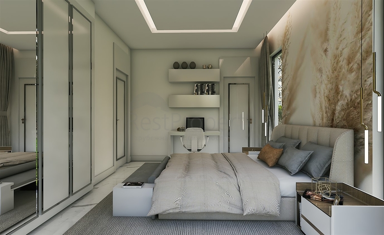 Komplex von 4+1-Villen im Stadtteil Deszemealty - Antalya