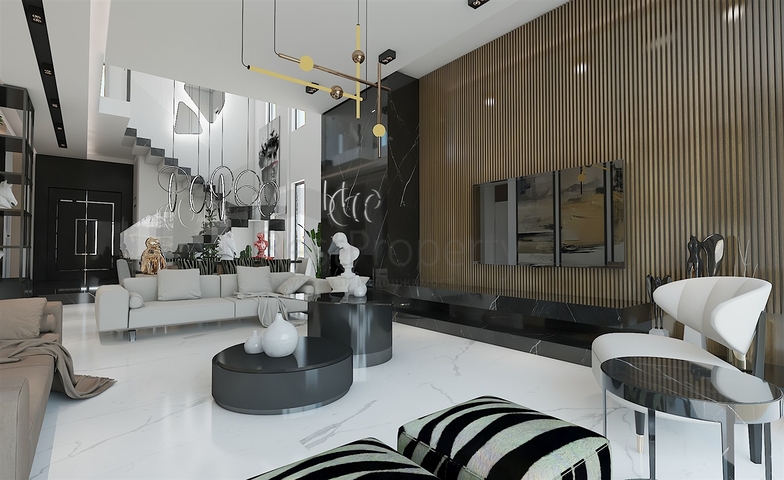 Komplex von 4+1-Villen im Stadtteil Deszemealty - Antalya