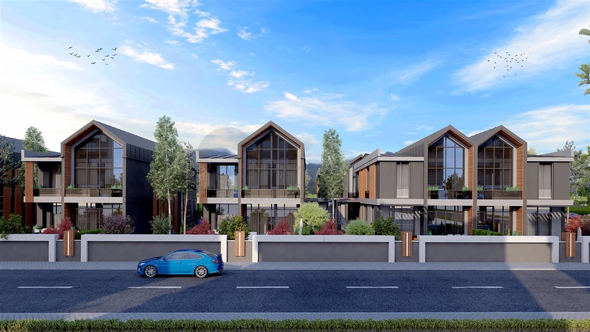 Komplex von 4+1-Villen im Stadtteil Deszemealty - Antalya