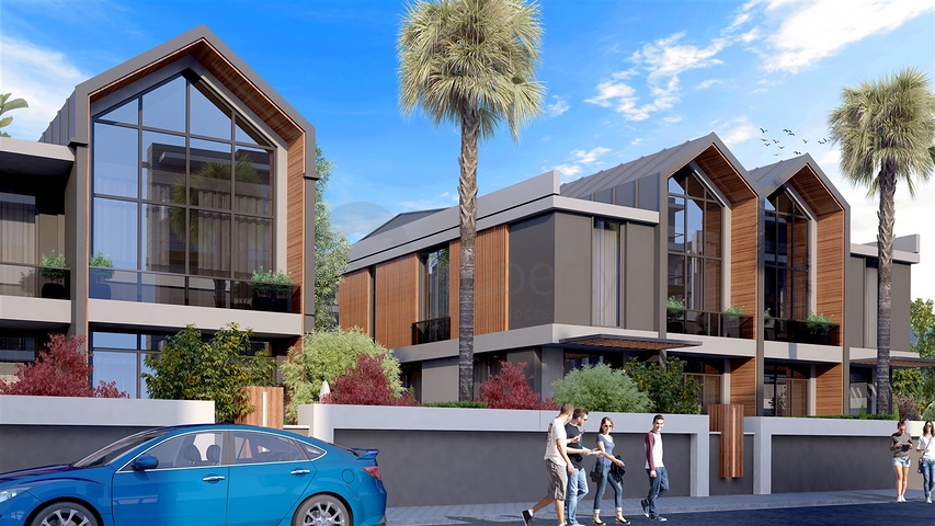 Komplex von 4+1-Villen im Stadtteil Deszemealty - Antalya