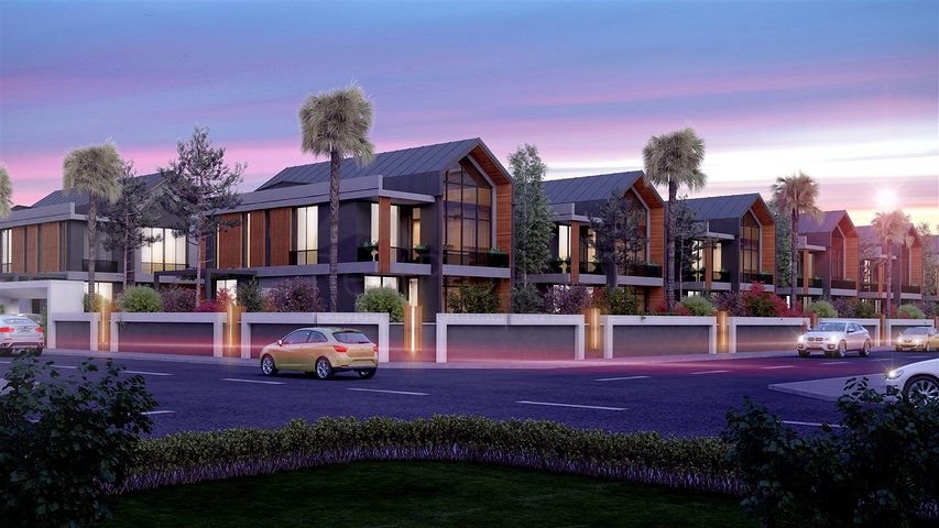 Komplex von 4+1-Villen im Stadtteil Deszemealty - Antalya