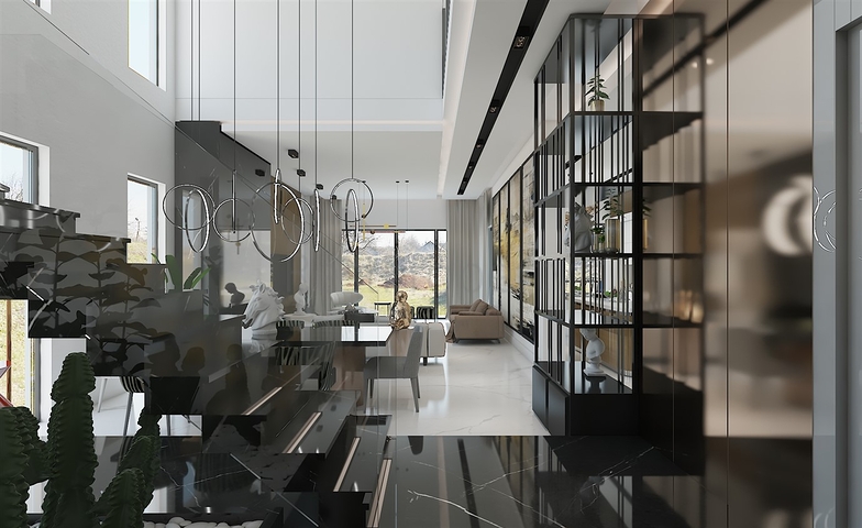 Komplex von 4+1-Villen im Stadtteil Deszemealty - Antalya