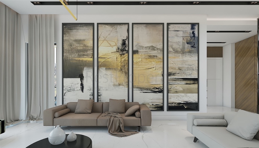 Komplex von 4+1-Villen im Stadtteil Deszemealty - Antalya