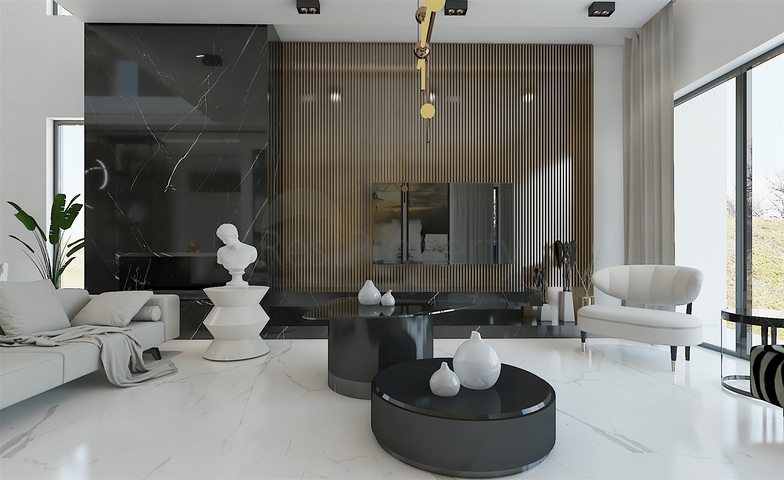 Komplex von 4+1-Villen im Stadtteil Deszemealty - Antalya