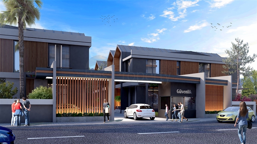 Komplex von 4+1-Villen im Stadtteil Deszemealty - Antalya