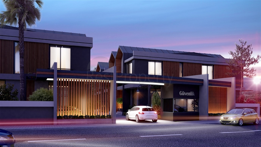 Komplex von 4+1-Villen im Stadtteil Deszemealty - Antalya