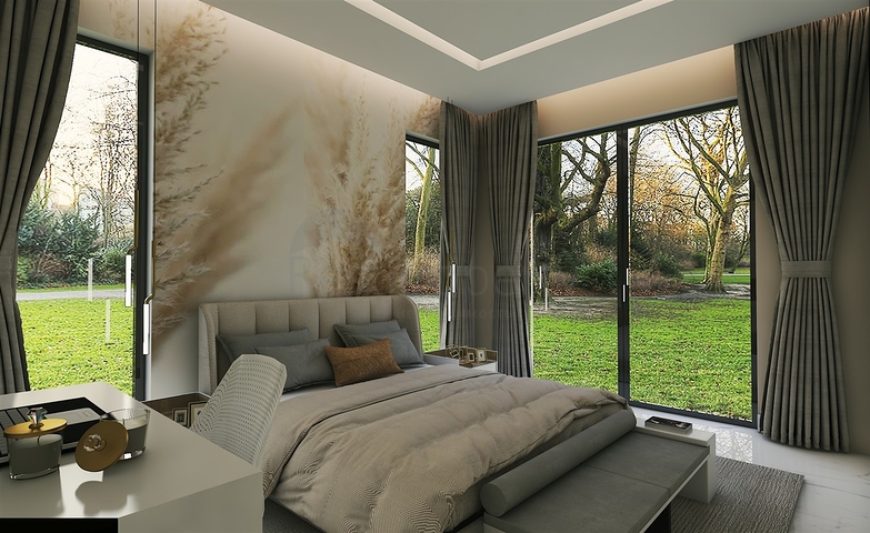 Komplex von 4+1-Villen im Stadtteil Deszemealty - Antalya