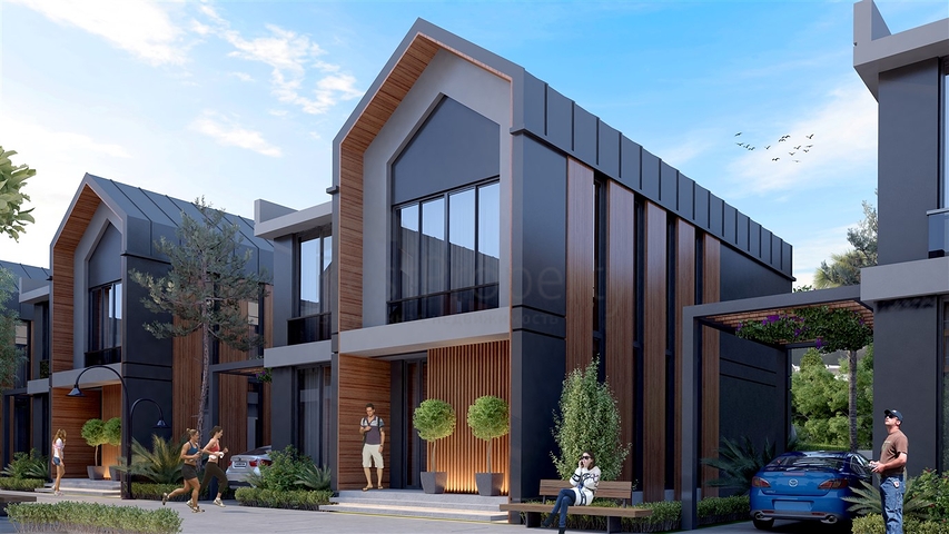 Komplex von 4+1-Villen im Stadtteil Deszemealty - Antalya