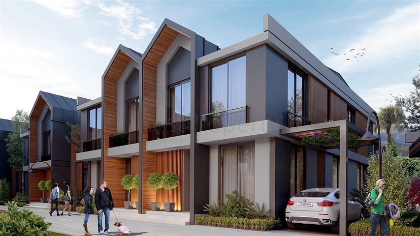 Komplex von 4+1-Villen im Stadtteil Deszemealty - Antalya