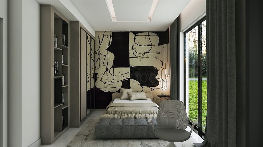 Komplex von 4+1-Villen im Stadtteil Deszemealty - Antalya