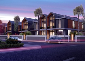 Komplex von 4+1-Villen im Stadtteil Deszemealty - Antalya