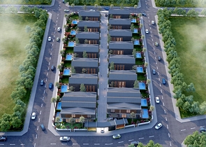 Komplex von 4+1-Villen im Stadtteil Deszemealty - Antalya