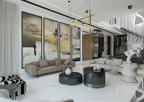 Komplex von 4+1-Villen im Stadtteil Deszemealty - Antalya