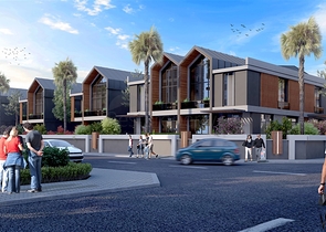 Komplex von 4+1-Villen im Stadtteil Deszemealty - Antalya