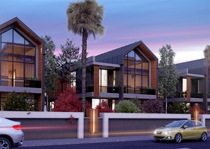 Komplex von 4+1-Villen im Stadtteil Deszemealty - Antalya