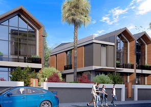 Komplex von 4+1-Villen im Stadtteil Deszemealty - Antalya