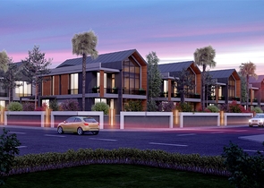 Komplex von 4+1-Villen im Stadtteil Deszemealty - Antalya