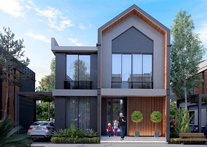 Komplex von 4+1-Villen im Stadtteil Deszemealty - Antalya