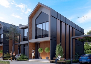 Komplex von 4+1-Villen im Stadtteil Deszemealty - Antalya