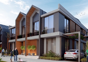 Komplex von 4+1-Villen im Stadtteil Deszemealty - Antalya