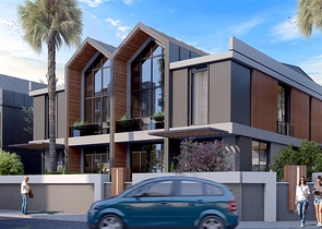 Komplex von 4+1-Villen im Stadtteil Deszemealty - Antalya