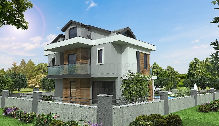 4+1-Villa in einer günstig gelegenen Gegend von Fethiye