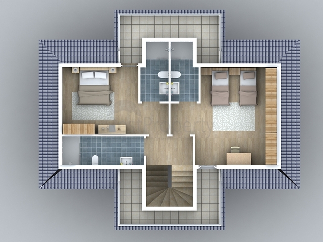 4+1-Villa in einer günstig gelegenen Gegend von Fethiye