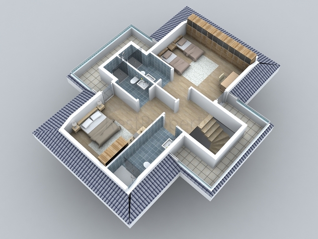 4+1-Villa in einer günstig gelegenen Gegend von Fethiye