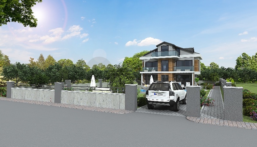 4+1-Villa in einer günstig gelegenen Gegend von Fethiye