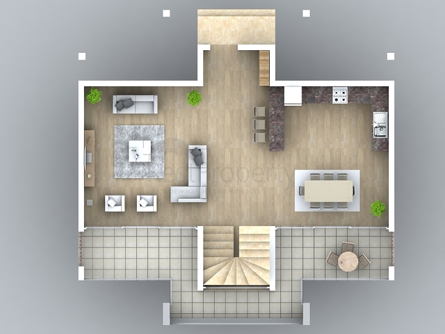 4+1-Villa in einer günstig gelegenen Gegend von Fethiye