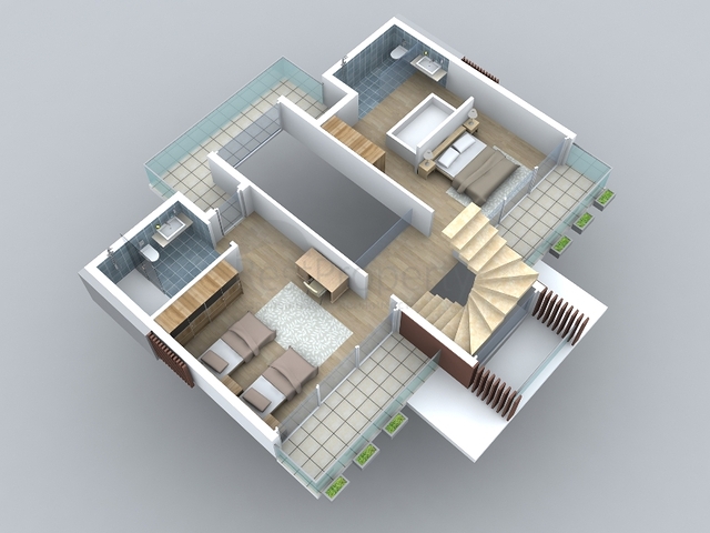 4+1-Villa in einer günstig gelegenen Gegend von Fethiye